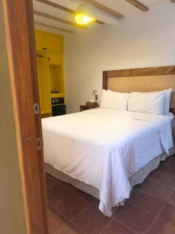 Postel nebo postele na pokoji v ubytování Casa Moseua
