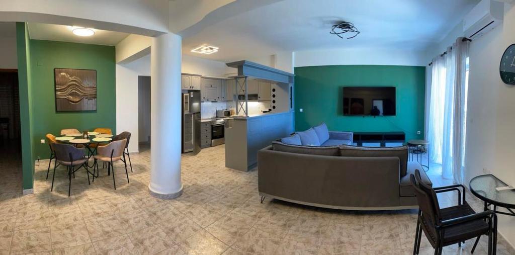 Posezení v ubytování Danaos Hotel