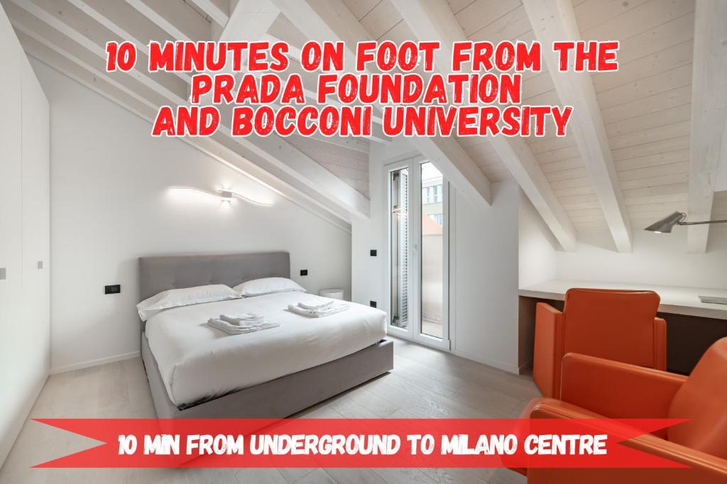 10 min walk from Prada, Bocconi and Metro