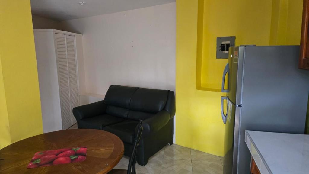 Kuchyň nebo kuchyňský kout v ubytování Wizzy Apartment White River