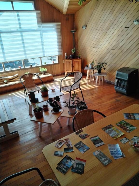 Posezení v ubytování Habitacion Arrayan