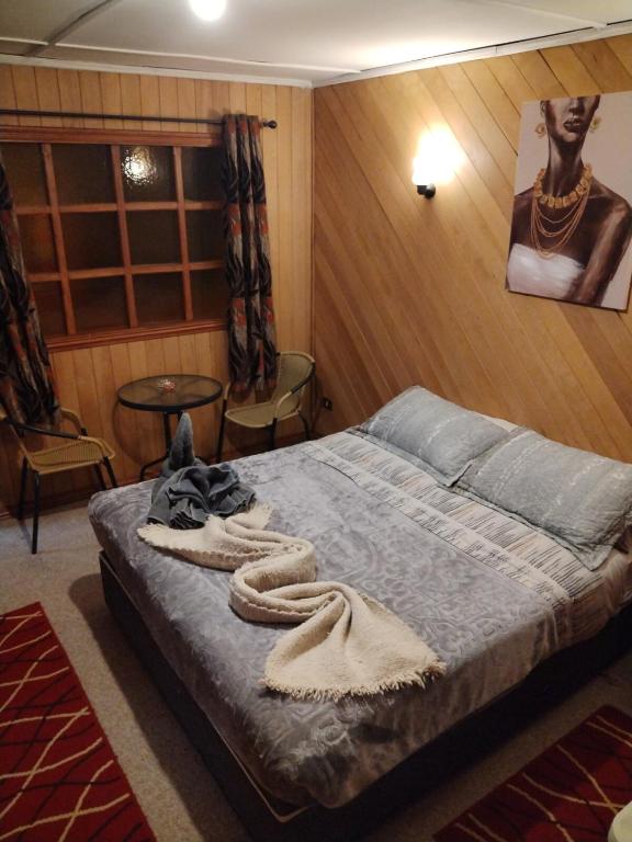 Postel nebo postele na pokoji v ubytování Habitación Coigue