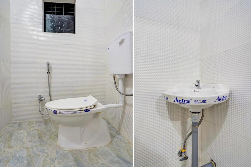 Koupelna v ubytování Hotel O DIVA INN - II