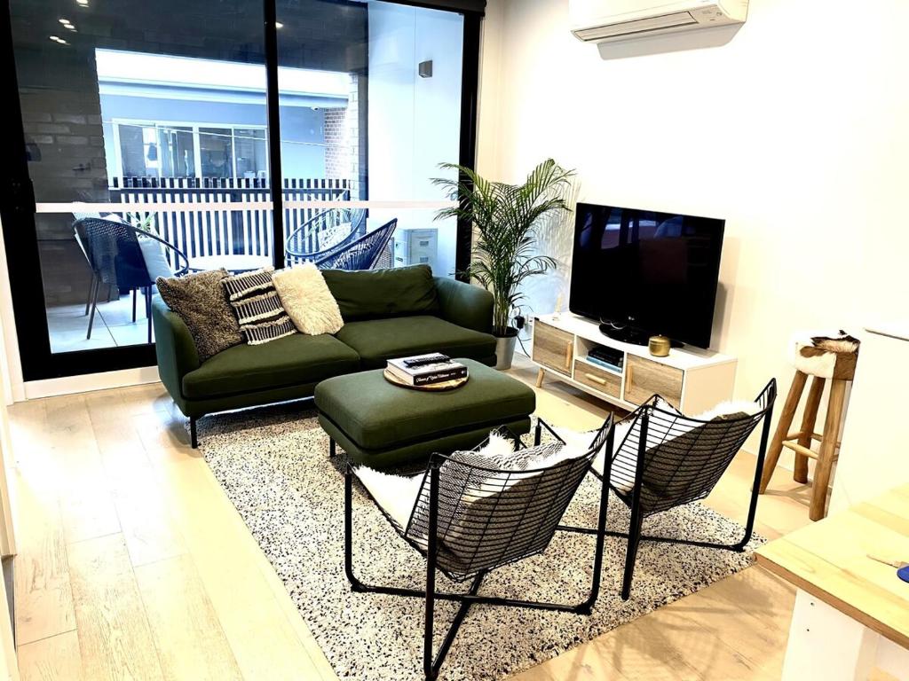 Χώρος καθιστικού στο Modern, stylish 2 bed apartment, great location