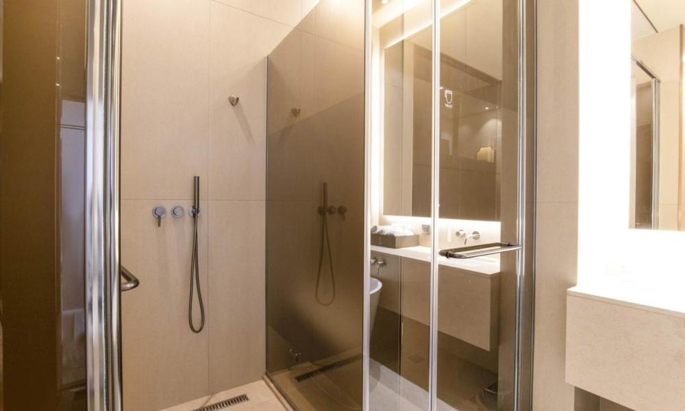 Koupelna v ubytování Uiwang Milos Hotel