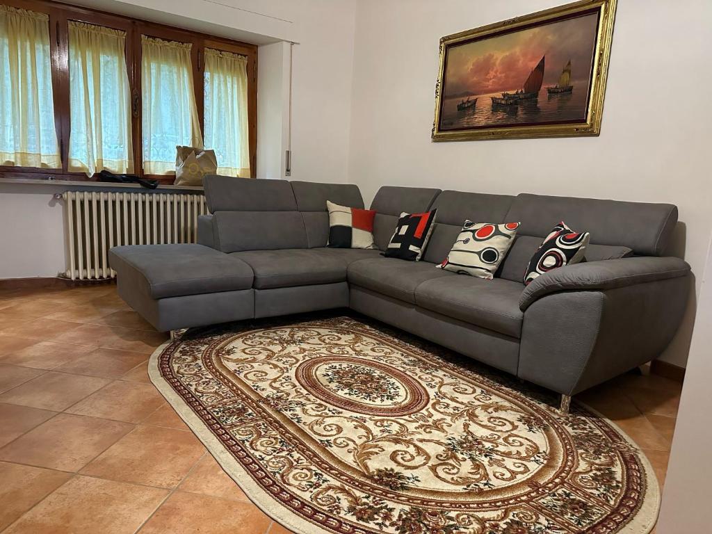 Posezení v ubytování Villetta la Fortezza