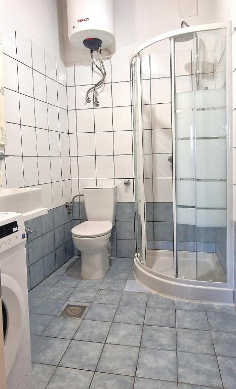 A bathroom at Traditional house in Corfu, kouramades vlg
