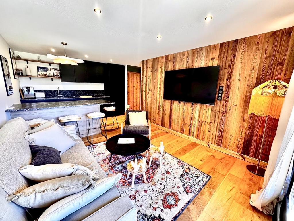 Afbeelding uit fotogalerij van Chalet Sassy Evasion Cocooning Jardin et BOX in Megève