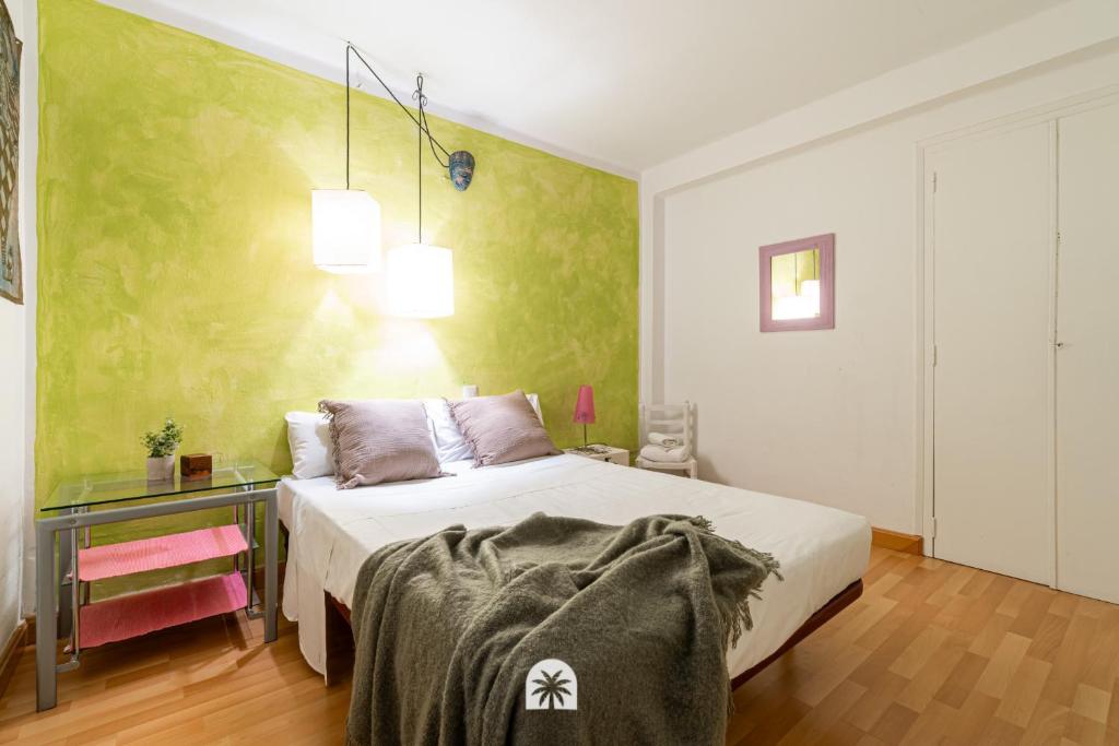 Posteľ alebo postele v izbe v ubytovaní Mediterranean Way - Bohemian apartment