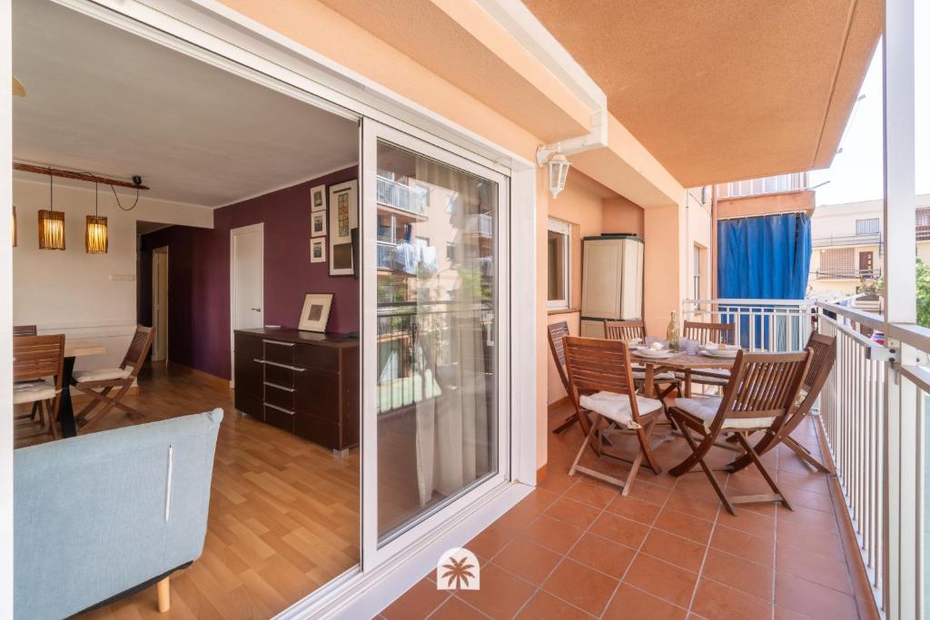 Balkón alebo terasa v ubytovaní Mediterranean Way - Bohemian apartment