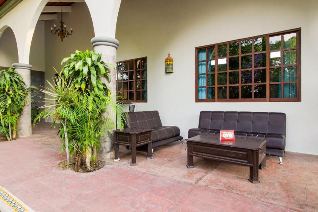 Posezení v ubytování Capital O Hacienda Filadelfia, El Atorón, Irapuato