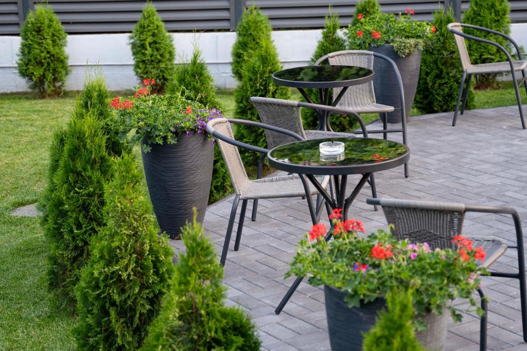 Zahrada ubytování Fit Residence II