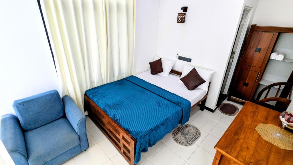 Postel nebo postele na pokoji v ubytování Skyy Villa matara