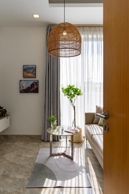 Posezení v ubytování Thao Dien Coliving 2