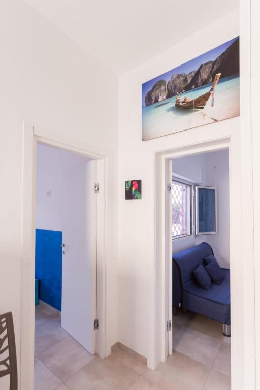 Posteľ alebo postele v izbe v ubytovaní Luna Rossa Salento - Casa Blu