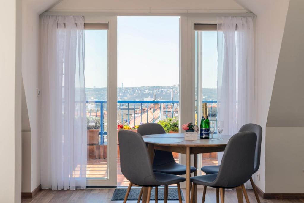 Balkón nebo terasa v ubytování Hotel Orion