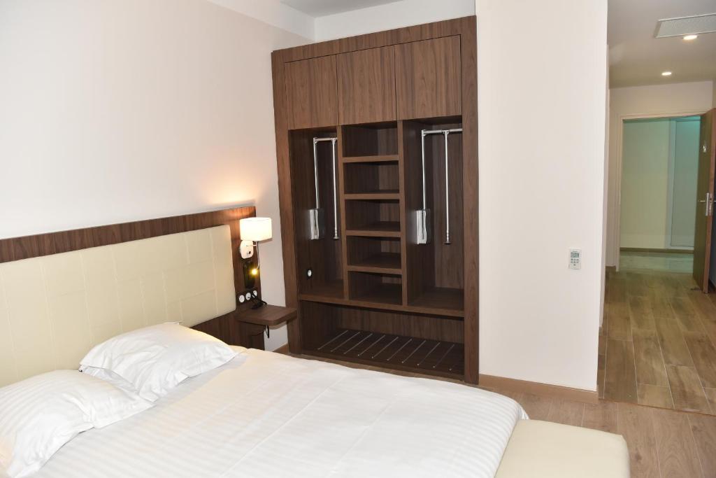 Postel nebo postele na pokoji v ubytování Berg'hotel