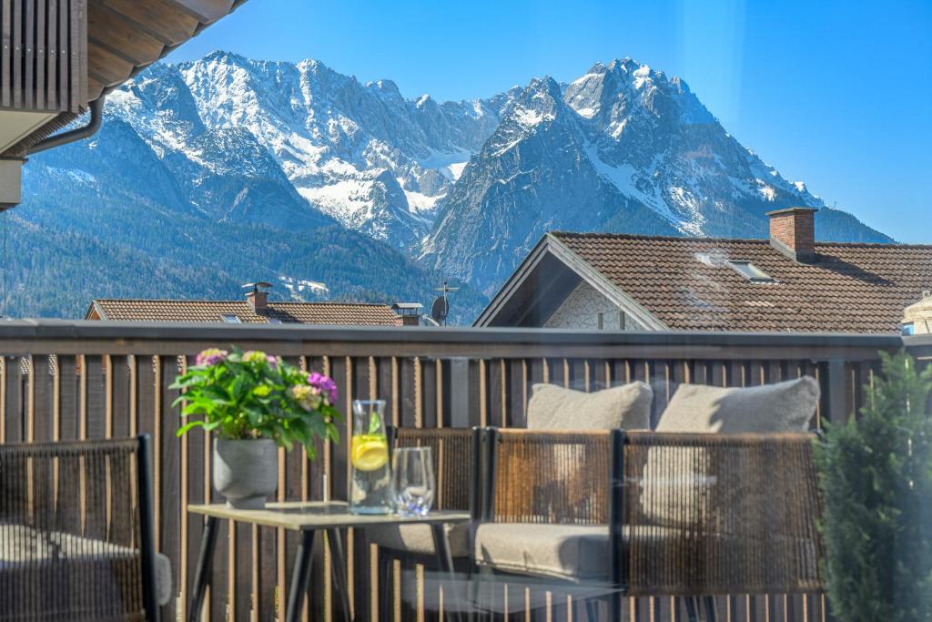 Nespecifikovaný výhled na hory nebo výhled na hory při pohledu z apartmánu