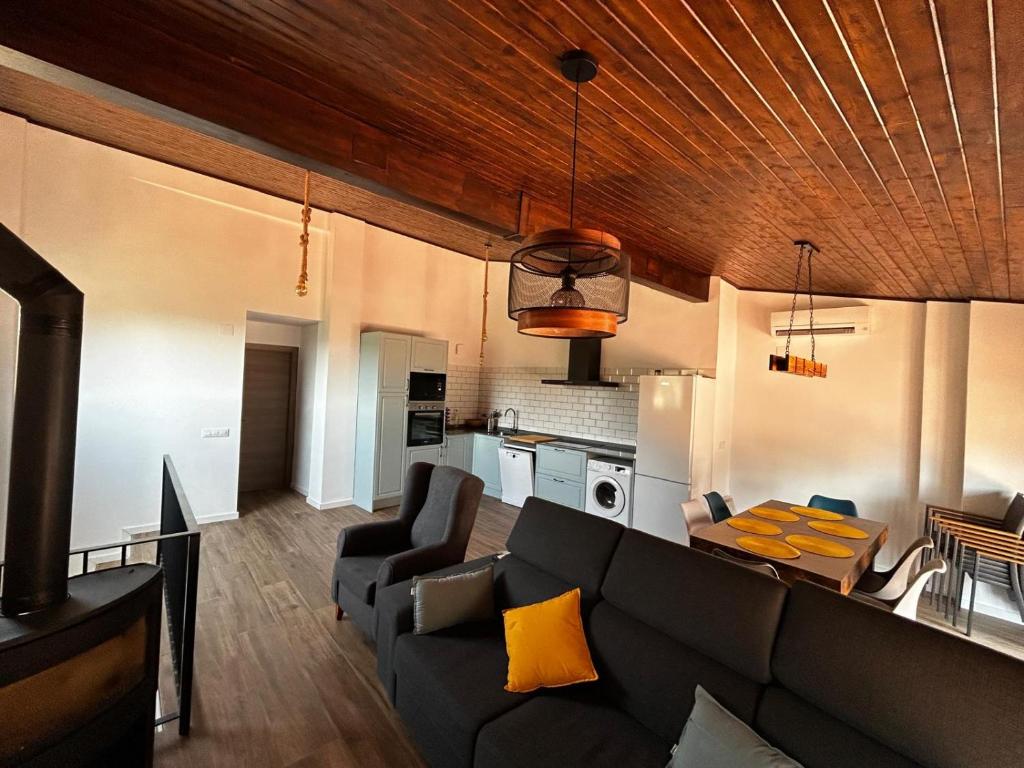 Kuchyň nebo kuchyňský kout v ubytování Vistas del Frailecico