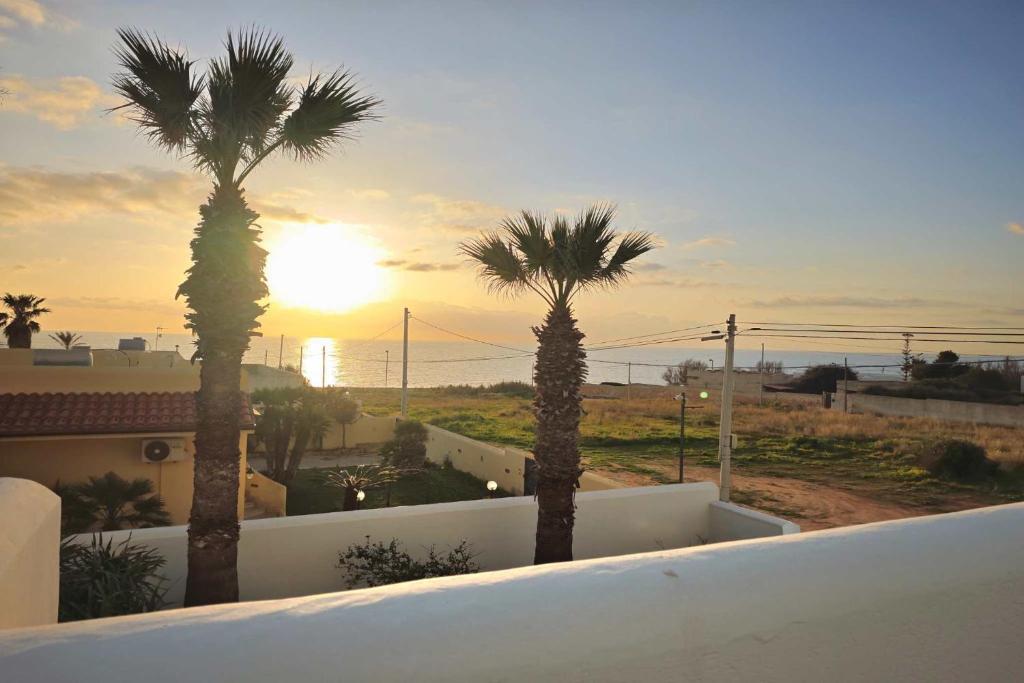 Naturlandskabet i nærheden af villaen