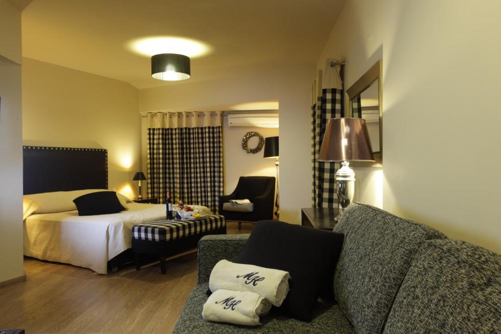 Posezení v ubytování Mati Hotel