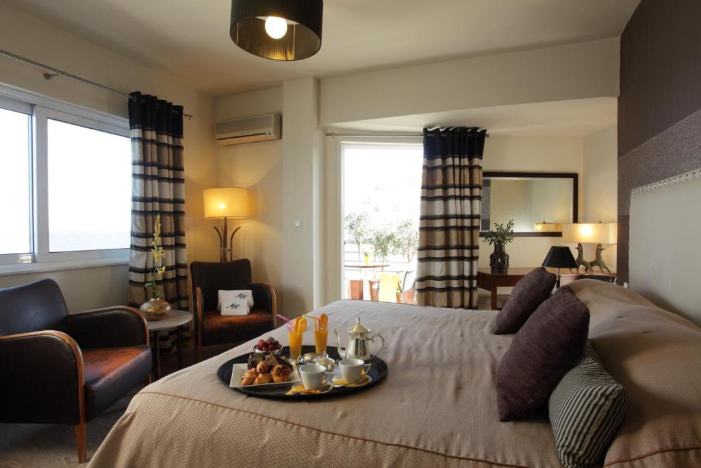 Posezení v ubytování Mati Hotel