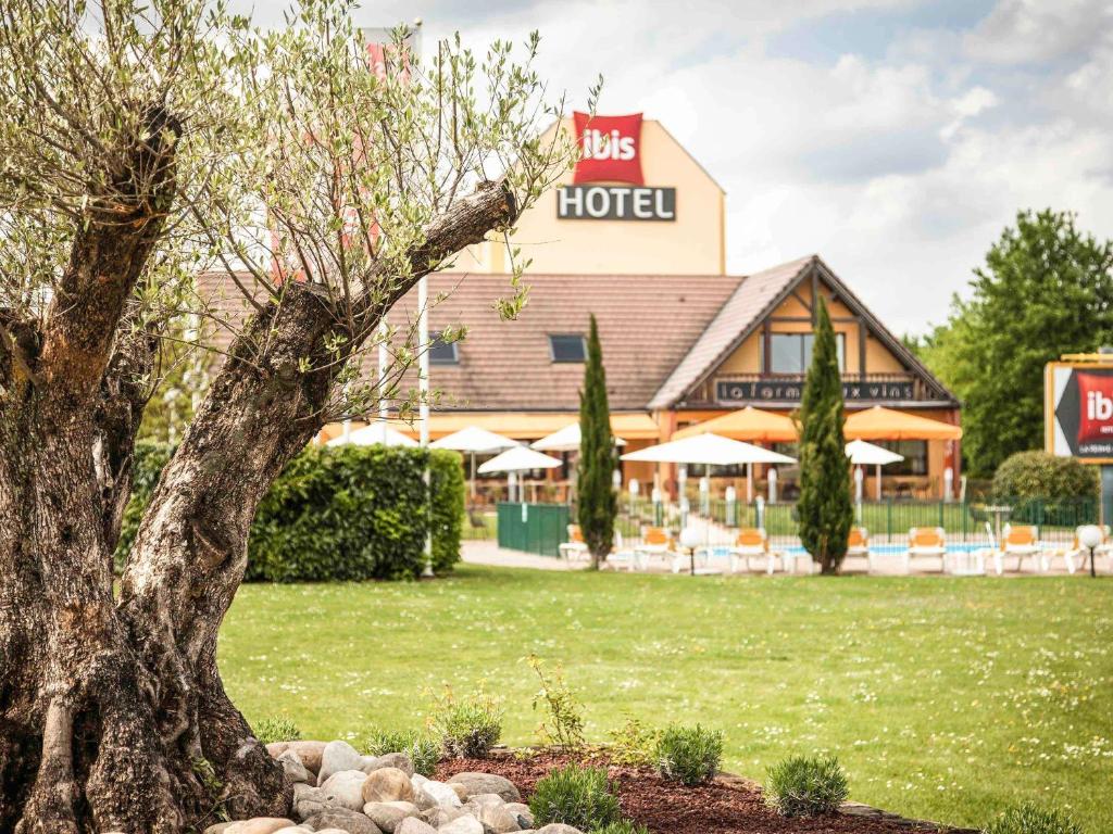 Zahrada ubytování ibis Beaune La Ferme Aux Vins