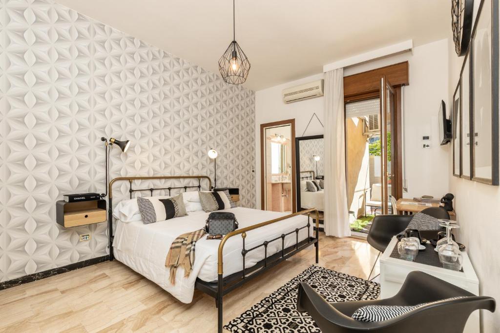 Posezení v ubytování B&B Calamoresca