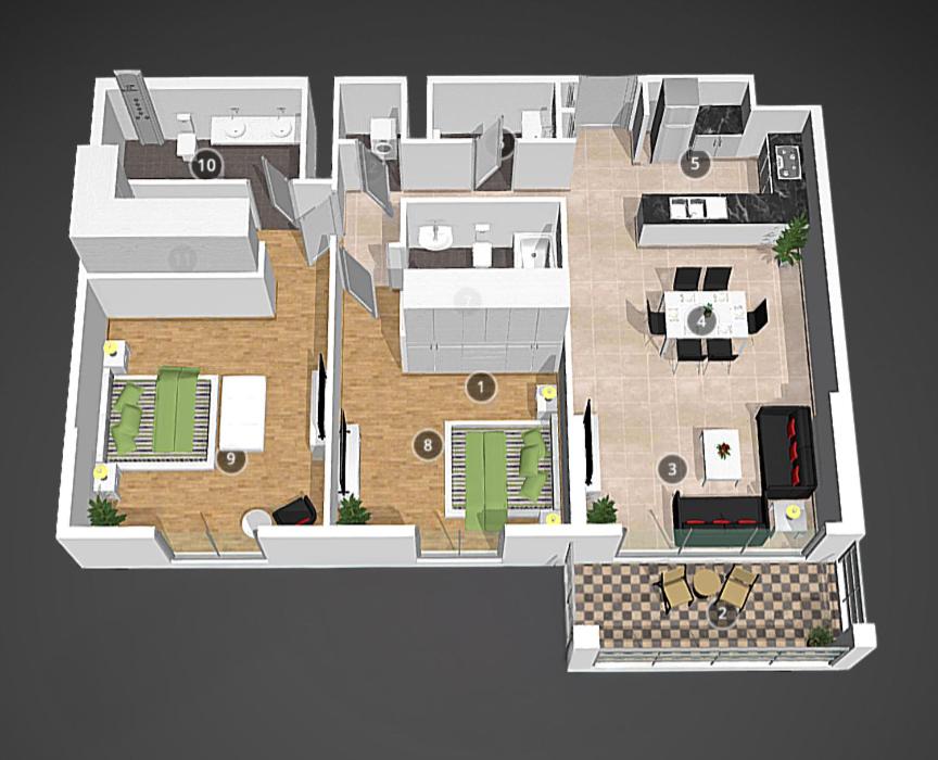 Fotografie z fotogalerie ubytování Spacious 2BR flat, La Rive 2 v Dubaji