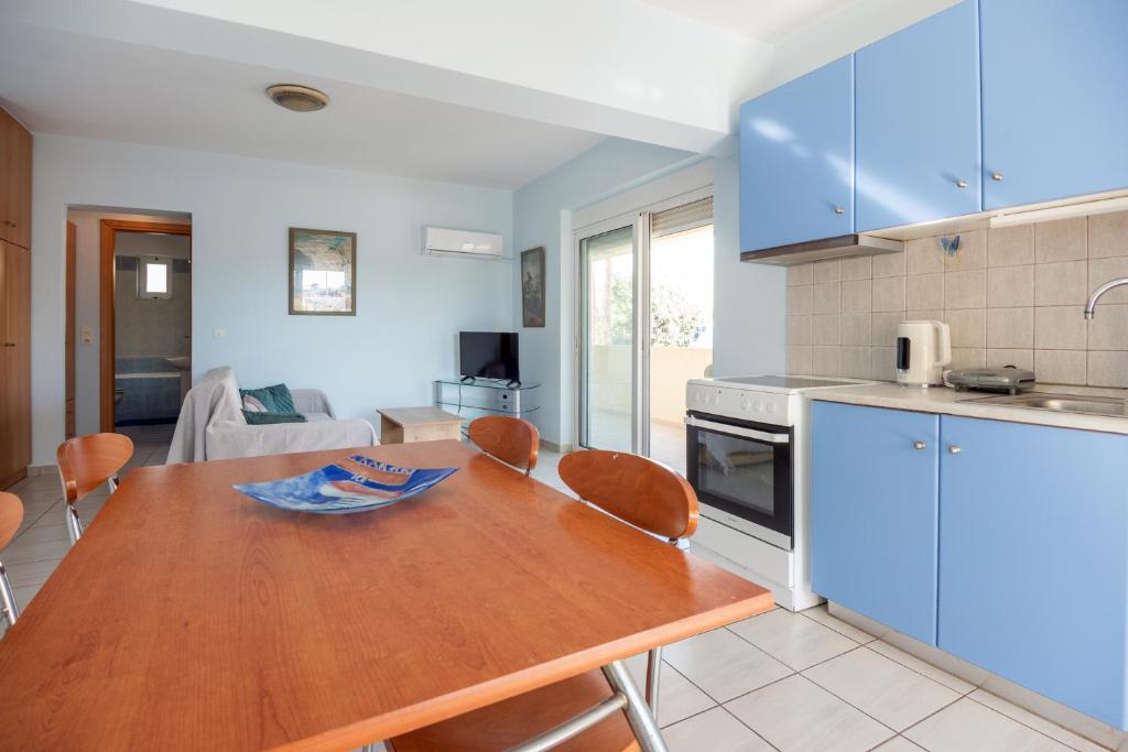 Η κουζίνα ή μικρή κουζίνα στο Rodanthi Apartment