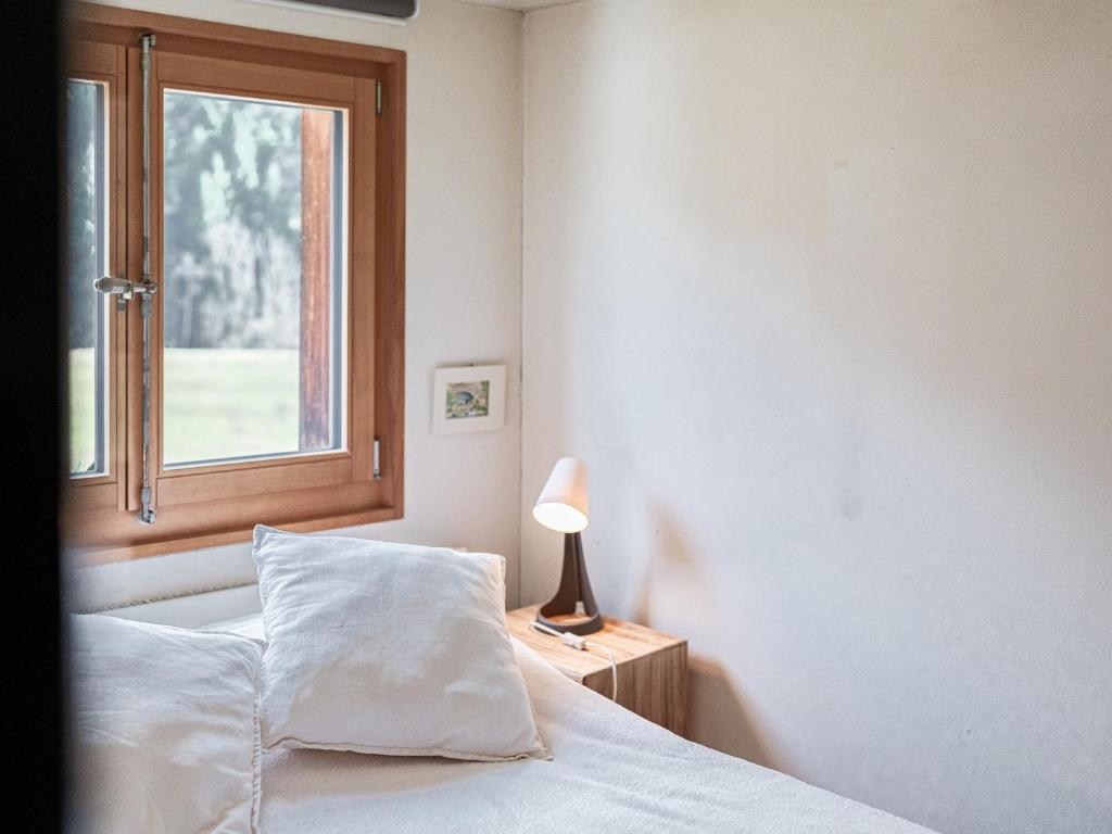 Postel nebo postele na pokoji v ubytování Mys Chalet
