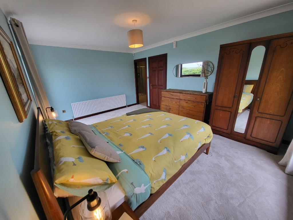 Postel nebo postele na pokoji v ubytování Mullaghmore Holiday Home