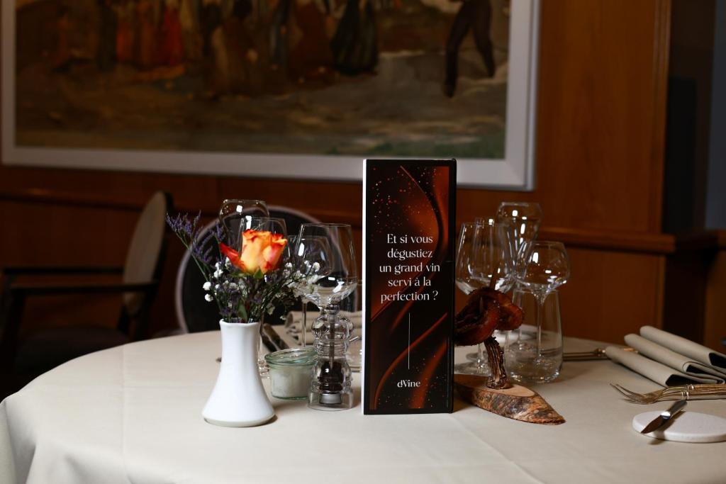 Nápoje v ubytování Hotel - Restaurant Le Cerf & Spa
