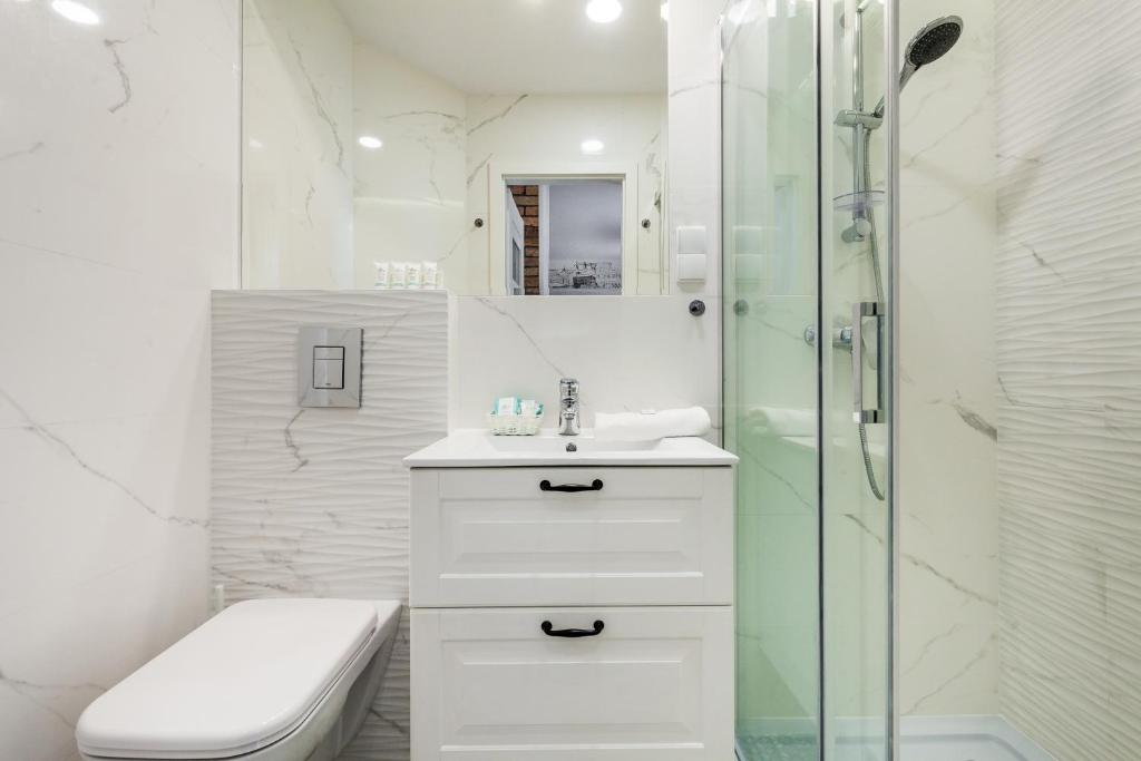 Kúpeľňa v ubytovaní Happy Stay Apartments Osiek
