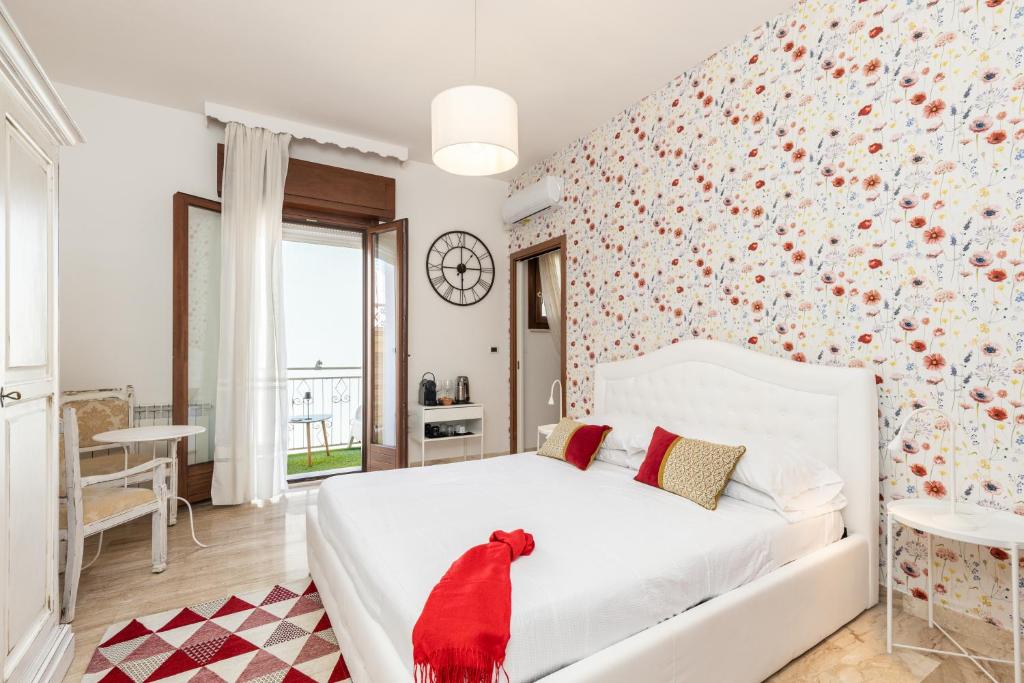 Postel nebo postele na pokoji v ubytování B&B Calamoresca