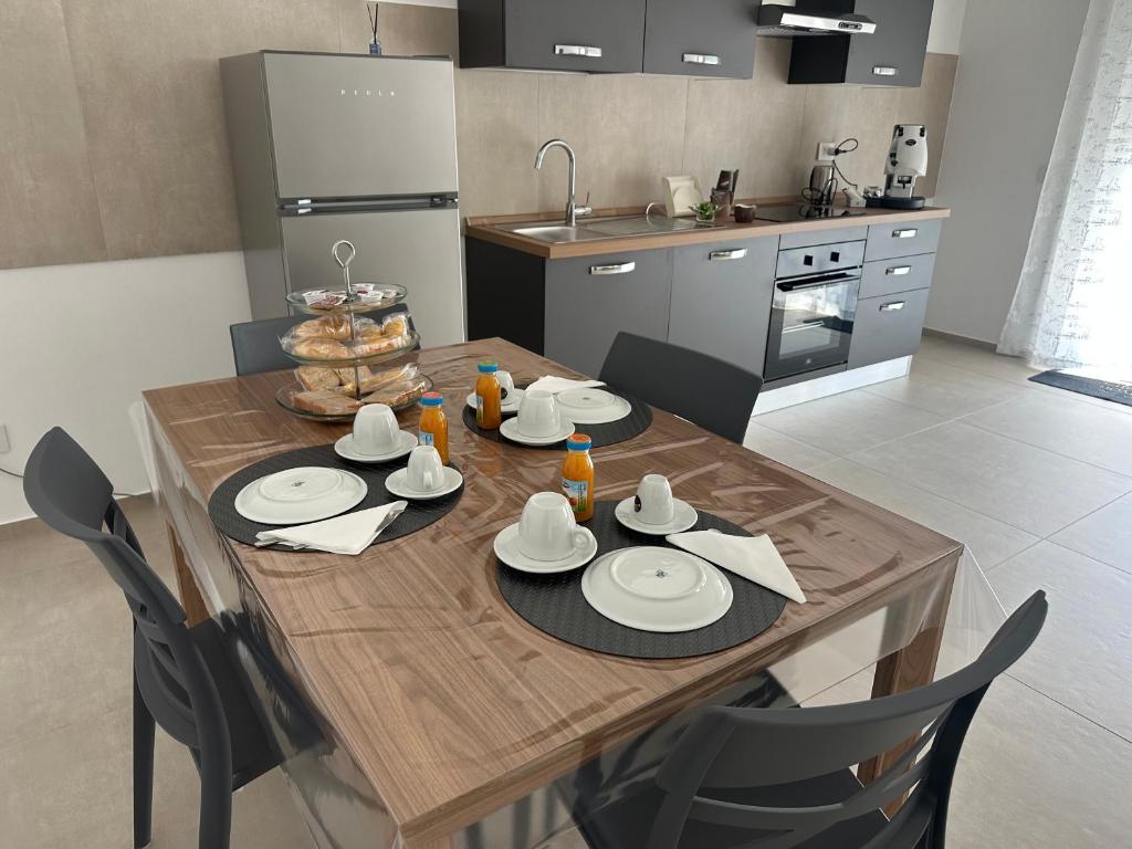 Kuchyň nebo kuchyňský kout v ubytování B&b al borgo