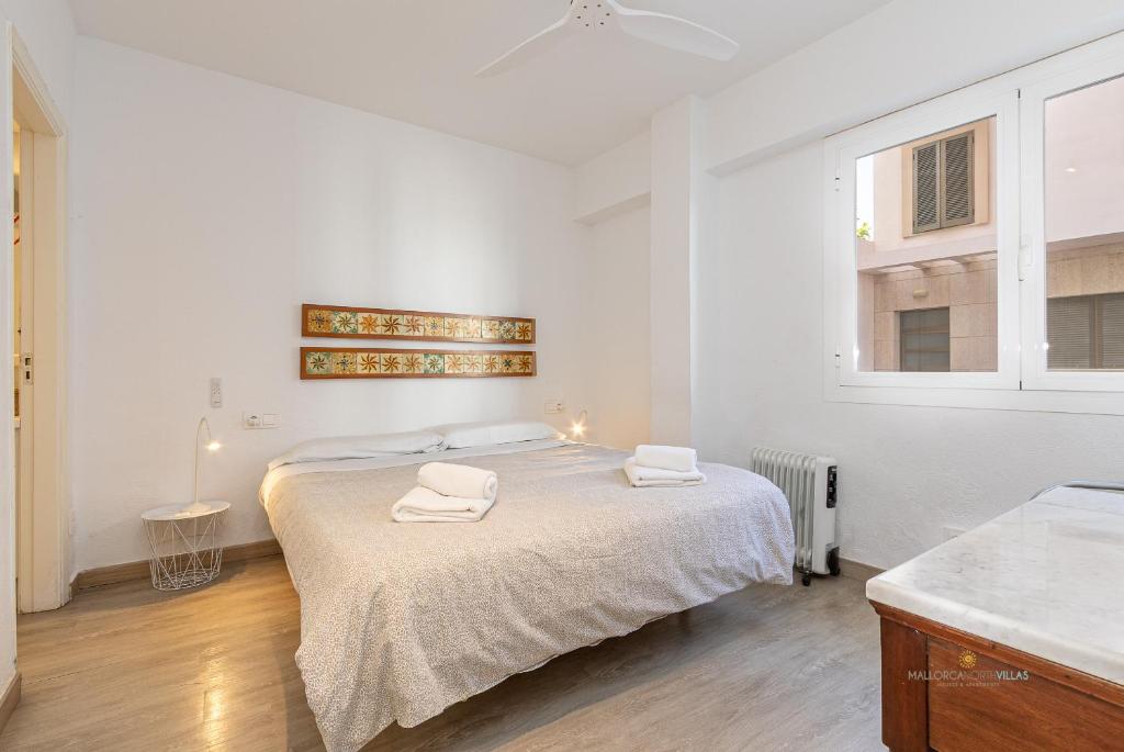 Posteľ alebo postele v izbe v ubytovaní Apartamento Bel Planta Baja First Line Pinewalk