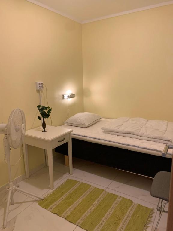 Postel nebo postele na pokoji v ubytování Svea Hostel