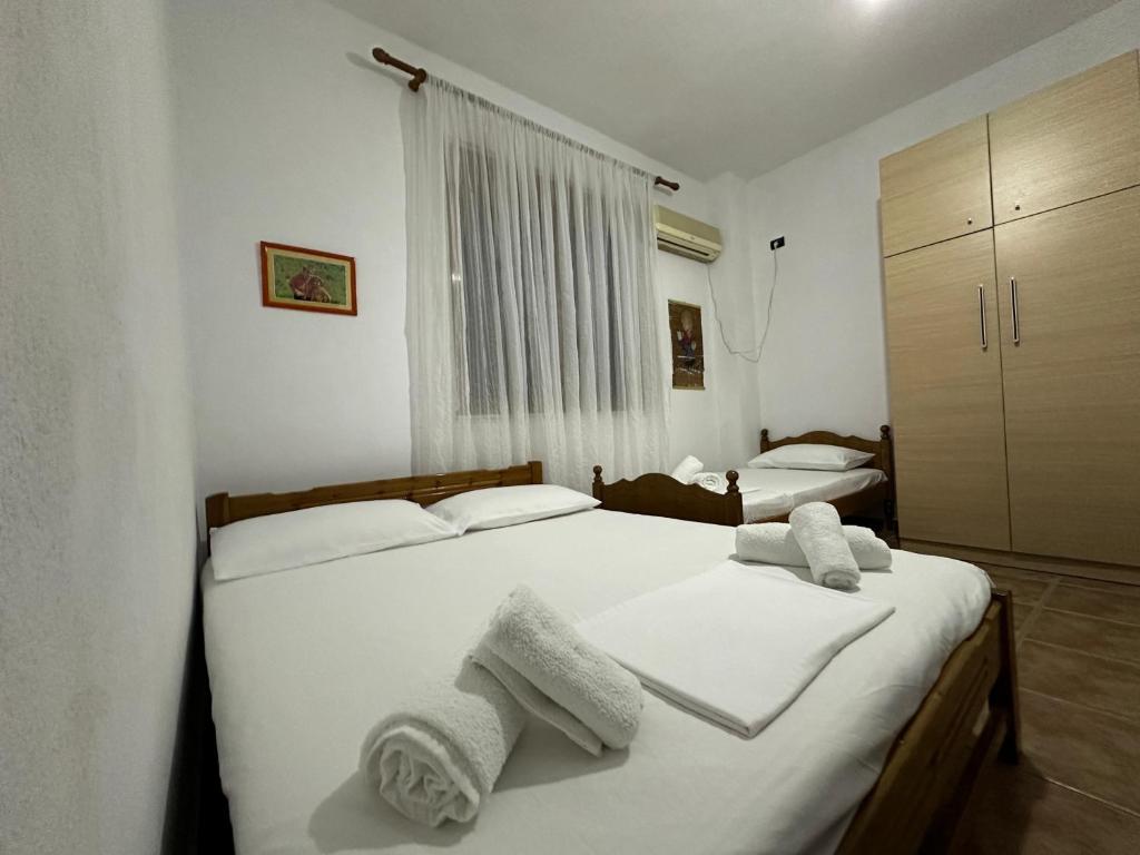 Postel nebo postele na pokoji v ubytování Vila Sosana