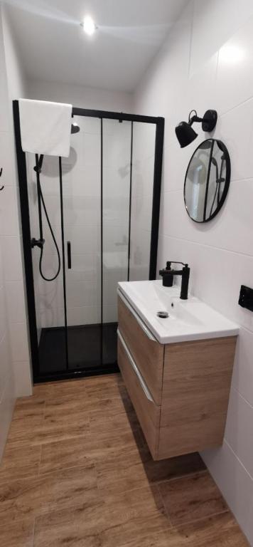Koupelna v ubytování Willa Sowia Dolina - Apartamenty z aneksami i wyjsciem na ogrod