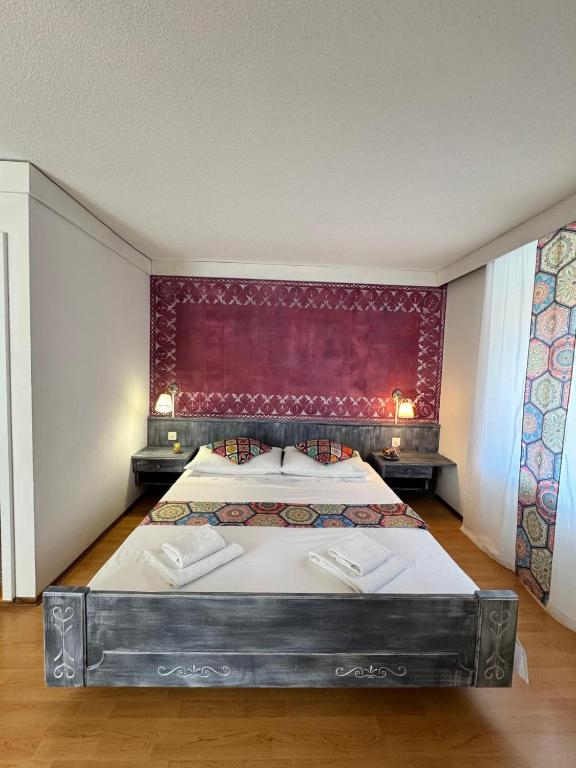 Postel nebo postele na pokoji v ubytování Hotel Post Cunter Biancardi