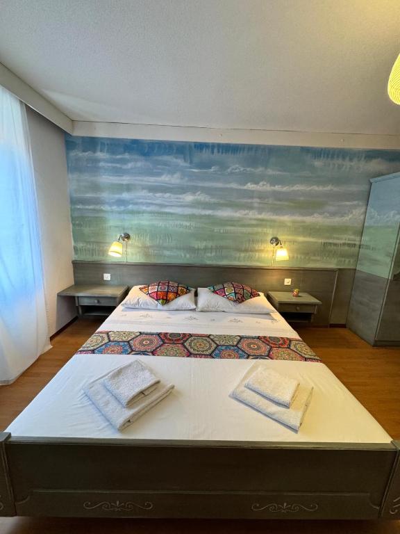 Postel nebo postele na pokoji v ubytování Hotel Post Cunter Biancardi