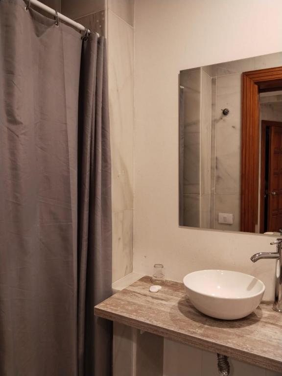 Koupelna v ubytování Hotel Océano Centro