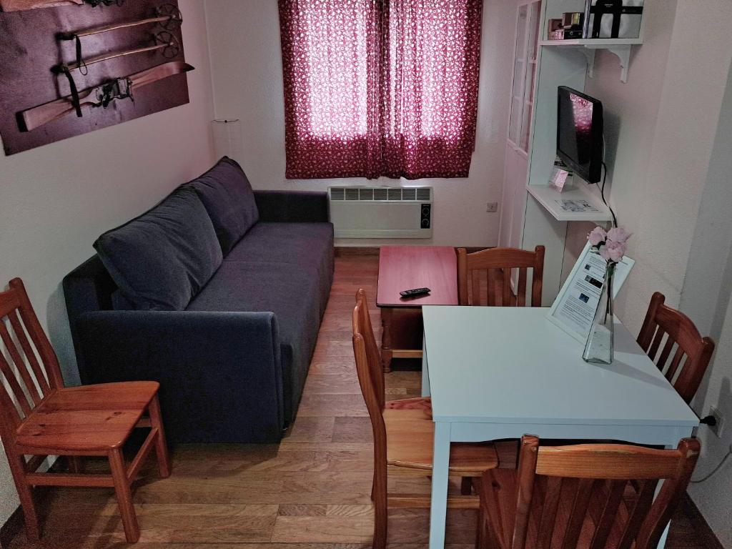 TV a/nebo společenská místnost v ubytování Apartamento Canfranc