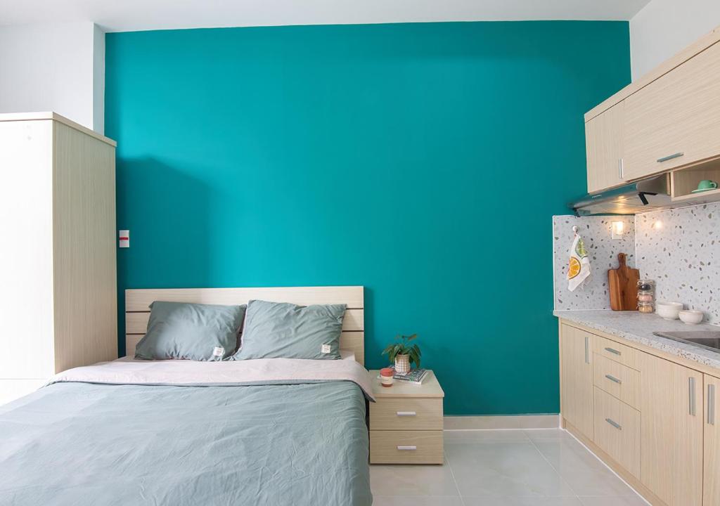 Postel nebo postele na pokoji v ubytování Lumina Home