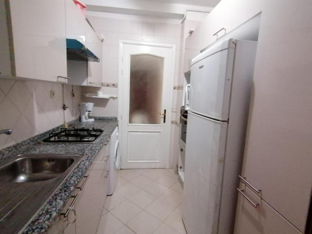 Kuchyň nebo kuchyňský kout v ubytování IMAVAC Appartements