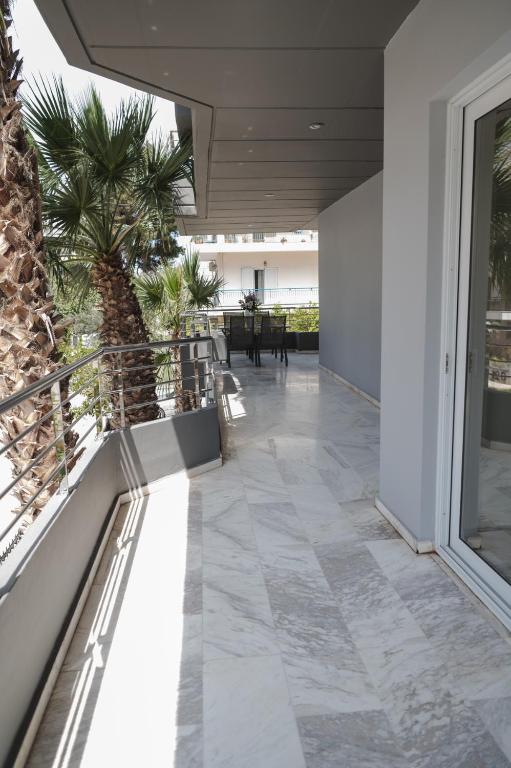 Balkón nebo terasa v ubytování Sea View Apartment