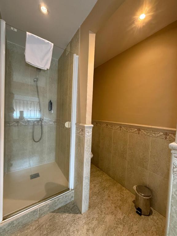 Koupelna v ubytování Hotel Nuevo Palas