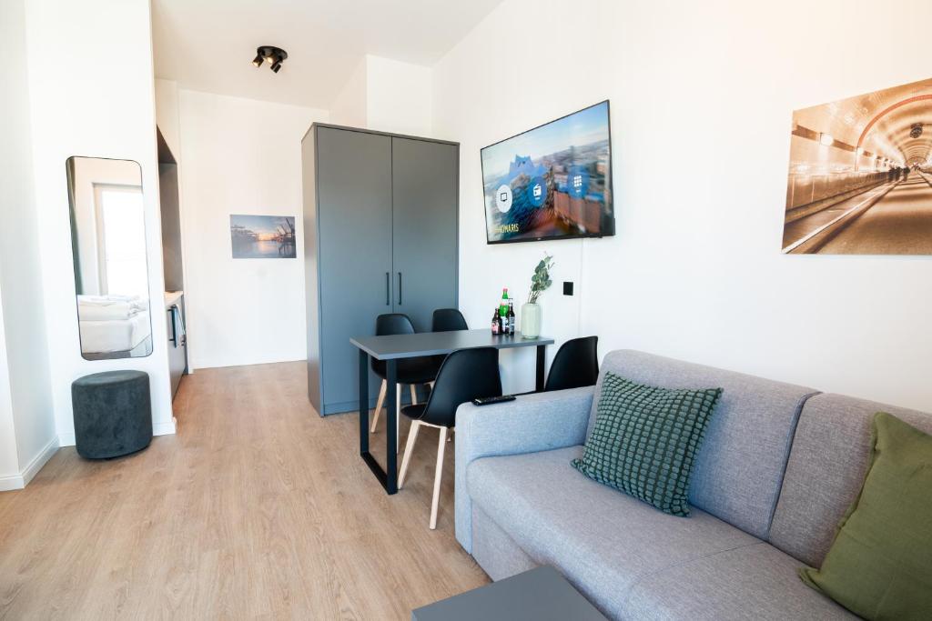 Posezení v ubytování Homaris Apartments Winterhude