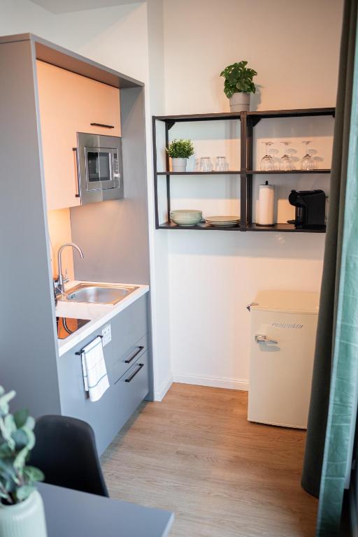 Homaris Apartments Winterhude - Apartamento De Un Dormitorio Con Terraza